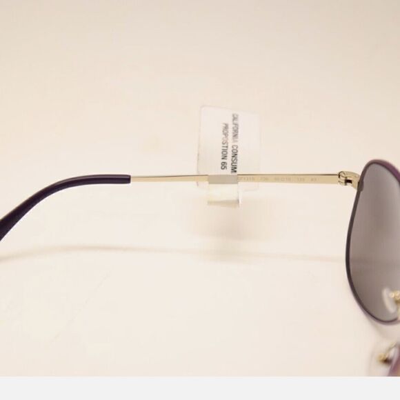 Salvatore Ferragamo Aviator Sunglasses Sf131s 736 Light Gold/purple 60mm… - Picture 11 of 11